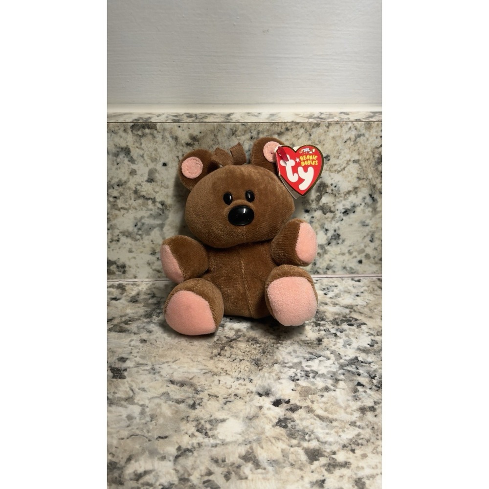 Ty Beanie Babies Garfield Pooky Teddy Bear Plush Stuffed Animal Vintage NWT